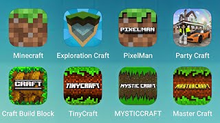 Minecraft Exploration Craft PixelMan Party Craft Craft Build Block Tiny Craft Mystic Craft [upl. by Bluma]