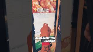 OMG  COMMANDES GRATUITE CHEZ McDo  shorts short shortvideo shortsvideo viral [upl. by Plantagenet]