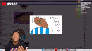 IShowSpeed Reacts To His Fan Art Full Video [upl. by Kipton]