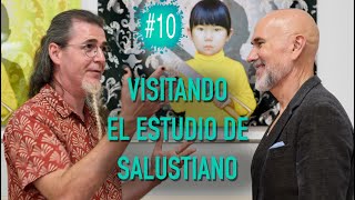 ¿QUIRÓFANO o ESTUDIO DE PINTURA Visito a SALUSTIANO en su TALLER [upl. by Behah]