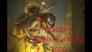 Diablo 3 2020 Rainbow  Menagerist Goblin Farming routes [upl. by Nic]