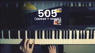 505  Arctic Monkeys piano slowed  reverb piano [upl. by Nageet482]