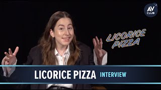 Licorice Pizza Interview Alana Haim Shares Why Theres So Much Running In The Movie [upl. by Roselyn]