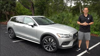 Is the 2024 Volvo V60 Cross Country a BETTER wagon than an Audi A6 Allroad [upl. by Akinnej]