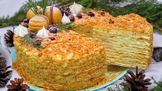 САМЫЙ ВКУСНЫЙ quotНАПОЛЕОНquot ИДЕАЛЬНЫЙ Рецепт Домашний Торт Рецепт  Кулинарим с Таней [upl. by Nylrahc]