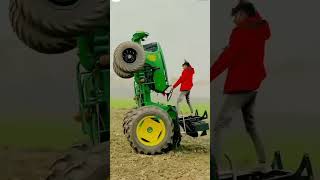 John Deere 5050d 🛩4×4 जिसमे 26 No Mostar tyer😯lage huye haiytstudio shortviral [upl. by Hana]