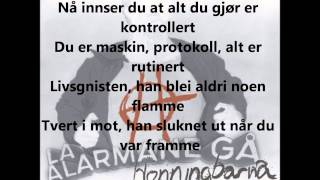 Honningbarna  Protokoll  Lyrics [upl. by Emmons]