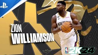 Zion Williamson Face Creation NBA 2K24 Ps5 [upl. by Alroi535]