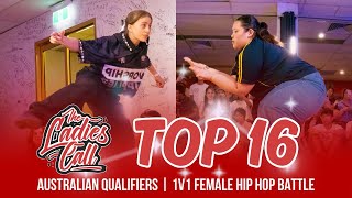 Sauce vs Laura  TOP16  1v1 Female Hip Hop Battle  The Ladies Call Australian Qualifier [upl. by Gnod659]