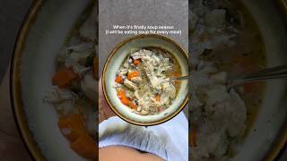 IT’S SOUP SEASON 😆🍲 healthyfood foodasmr soup [upl. by Leidgam]