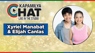 ELIJAH CANLAS and XYRIEL MANABAT  Kapamilya Chat [upl. by Mead]