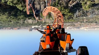 Abismo 乗車映像  Parque de Atracciones de Madrid スペイン [upl. by Ahsiuqat]