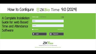 How to configure ZKBioTime90 how to add device manage Users create TimeTables Shift and Leave [upl. by Echikson]