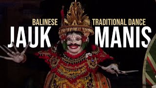 Balinese Traditional Dance  quotTari Jauk Manisquot  recorded 2021 [upl. by Autry427]