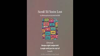 Scroll Till Youre Lost  Instagram Song  The Vocal Savvy [upl. by Sherlocke]