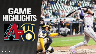 Dbacks vs Brewers Game Highlights 91924  MLB Highlights [upl. by Shell]