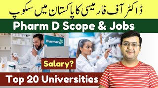 Scope of PharmD in Pakistan amp Abroad  Job Opportunities of Doctor of Pharmacy  MDCAT Mentor [upl. by Garbe]