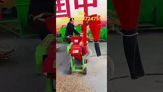 Multifunctional crusher selfpriming feeding crushing corn stalks corn grains and other crops [upl. by Anelrad]