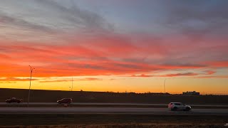 Sunset 🌇 Canada Saskatoon SK [upl. by Zingale]