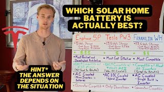 Top 3 Solar Batteries Compared Tesla Powerwall 3 vs Enphase 5P vs Franklin WH Different use cases [upl. by Luedtke]