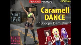 SL  Caramella Girl  dance animation for Second Life Bento [upl. by Haiel]