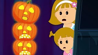 🎃 Five JACKOLANTERNS 🎃 Nursery Rhyme for Kids by Hoopla Halloween [upl. by Siver903]