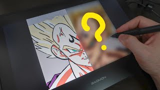 Je Redessine Vegeta En Réalisme [upl. by Llegna]