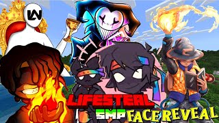 Every Lifesteal SMP member face reveal Ft Clownpierce FlameFrags 150 sub special [upl. by Orlina]