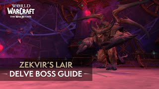 Zekvirs Lair Delve Boss Guide  The War Within Season 1 [upl. by Gnemgnok]