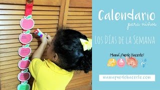 Calendario Los Días de la Semana [upl. by Audy]