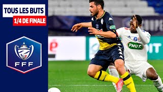 14 de finale  tous les buts I Coupe de France 20202021 [upl. by Eerized]