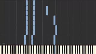 Shatter Me  Lindsey Stirling  Piano Tutorial  SYNTHESIA [upl. by Hildie902]