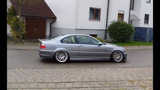 E46 330ci M3 CSL clone roll out [upl. by Weitman]