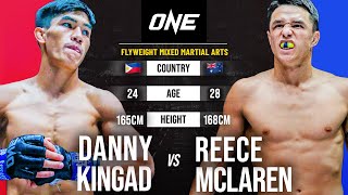 This Was CRAZY 😱 Danny Kingad vs Reece McLaren  Full Fight Replay [upl. by Dlanar]