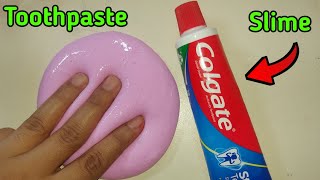 Colgate Toothpaste Slime ASMR l How to make slime with Colgate Toothpaste l Slime With Toothpaste [upl. by Assirehc]