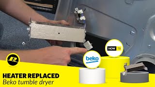 How to Replace the Heater on a Beko Tumble Dryer Beko Dryer [upl. by Aihsat]