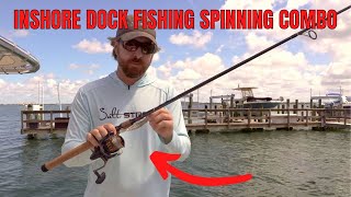 The Best Value Spinning Combo For Inshore Dock Fishing [upl. by Ursala]