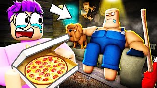 Can We Escape ROBLOX LAST ORDER EVIL PIZZA MAN ATTACKED US [upl. by Illib185]