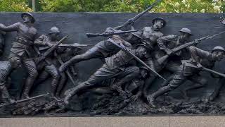 A Soldiers Journey  a sculpture at the WW I memorial [upl. by Neom]