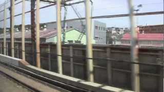 【HD車窓】JR東海道新幹線こだま646号東京行 小田原新横浜20120828 [upl. by Eelirem658]