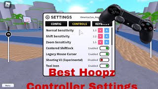 Roblox Hoopz Best Controller Settings Never Miss Again🤯😱🔥🎮  Roblox Hoopz [upl. by Englebert494]