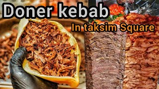 doner kebab in taksim Square istanbul [upl. by Elwira]