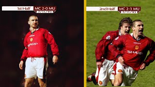 When CANTONA pulled a comeback in a most unlikely circumstance in Manchester Derby [upl. by Lemmy]