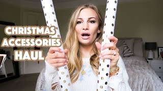 Christmas Accessories Haul  Anna Saccone [upl. by Ardelis56]