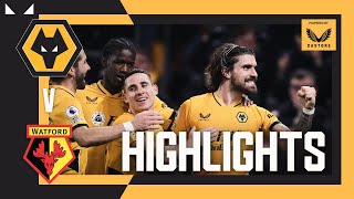 Neves STUNNER in big win  Wolves 40 Watford  Highlights [upl. by Geof937]