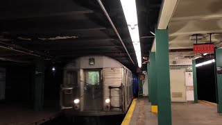 NYC Subway Inwood  207th St Bound R32 A Train  HoytSchermerhorn Sts [upl. by Hsevahb]