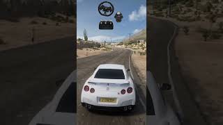 Nissan GTR R35  Forza Horizon 5  Steering Wheel Gameplay  Shorts 035 [upl. by Asiuqram]