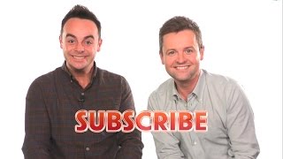 Welcome to Ant amp Dec on YouTube [upl. by Graniela]