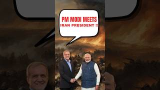 Modi meets Iran president iran iranian russia india narendramodi upsc israelhamaswar [upl. by Aelber]