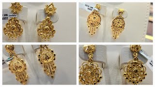 Gold Earring For Women  Gold Earring Design  Earring Design  Long Earring Design  New Earring [upl. by Rafaello500]